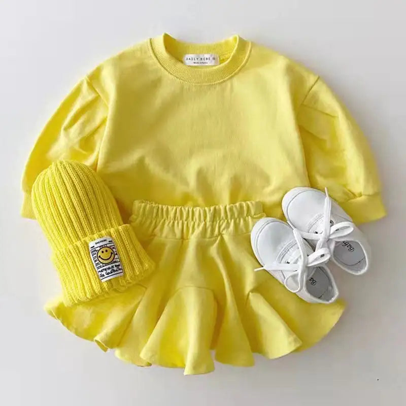 Baby Sweatshirt and Skirt Set