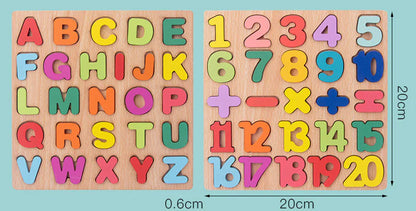 Alphabet and Number Matching Boards