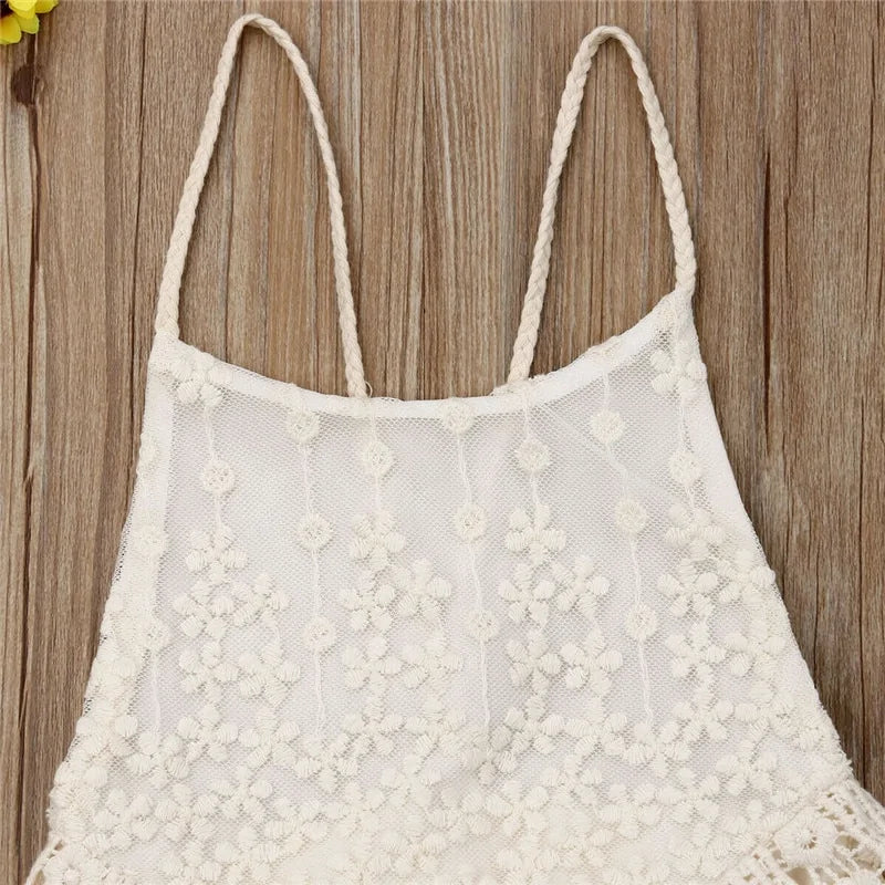 Lovely Lace Baby Onesie