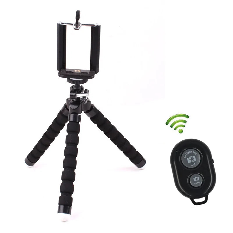 Twist Grip Tripod with Phone Holder and Clicker