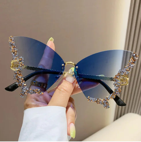 Butterfly Crystal Sunglasses