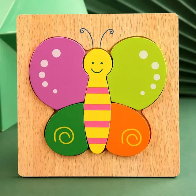 Wooden Animal Baby Puzzle