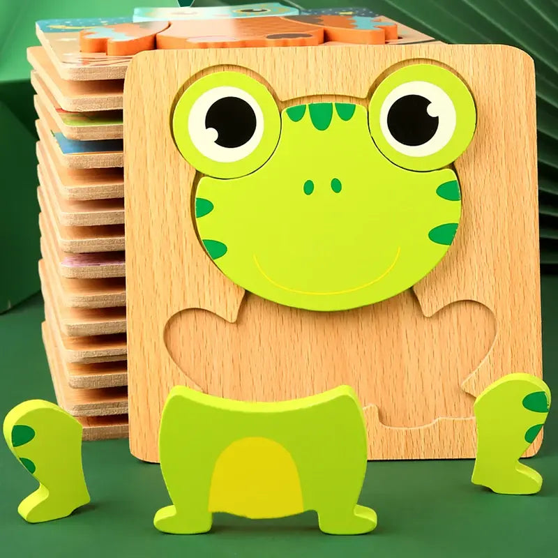 Wooden Animal Baby Puzzle