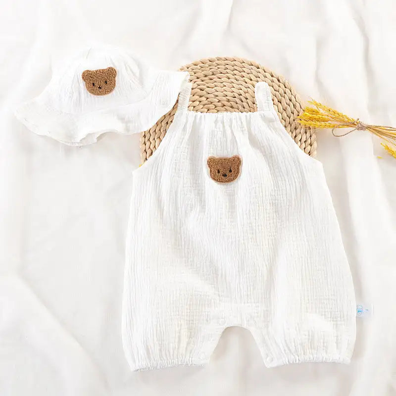 Baby Bear Jumpsuit with Hat