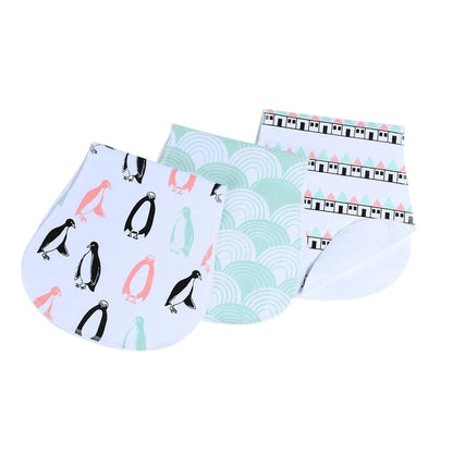 Soft Burp Cloths Set - 3 Pieces