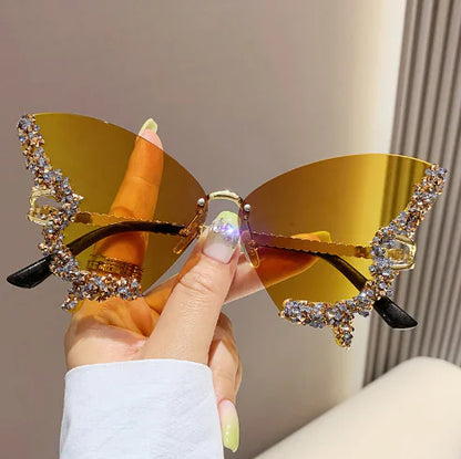 Butterfly Crystal Sunglasses