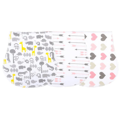 Soft Burp Cloths Set - 3 Pieces