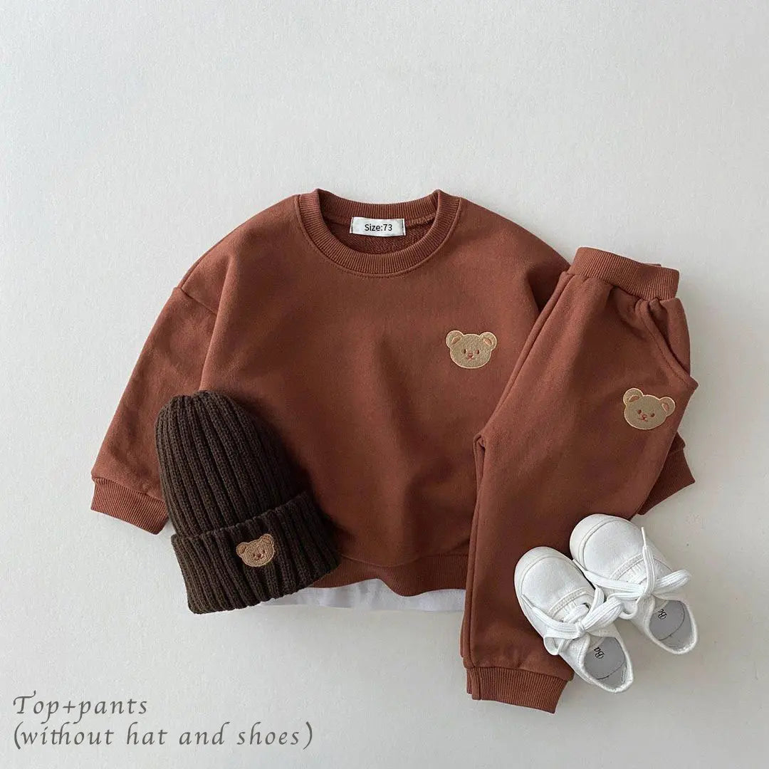 Teddy Bear Sweatshirt Set