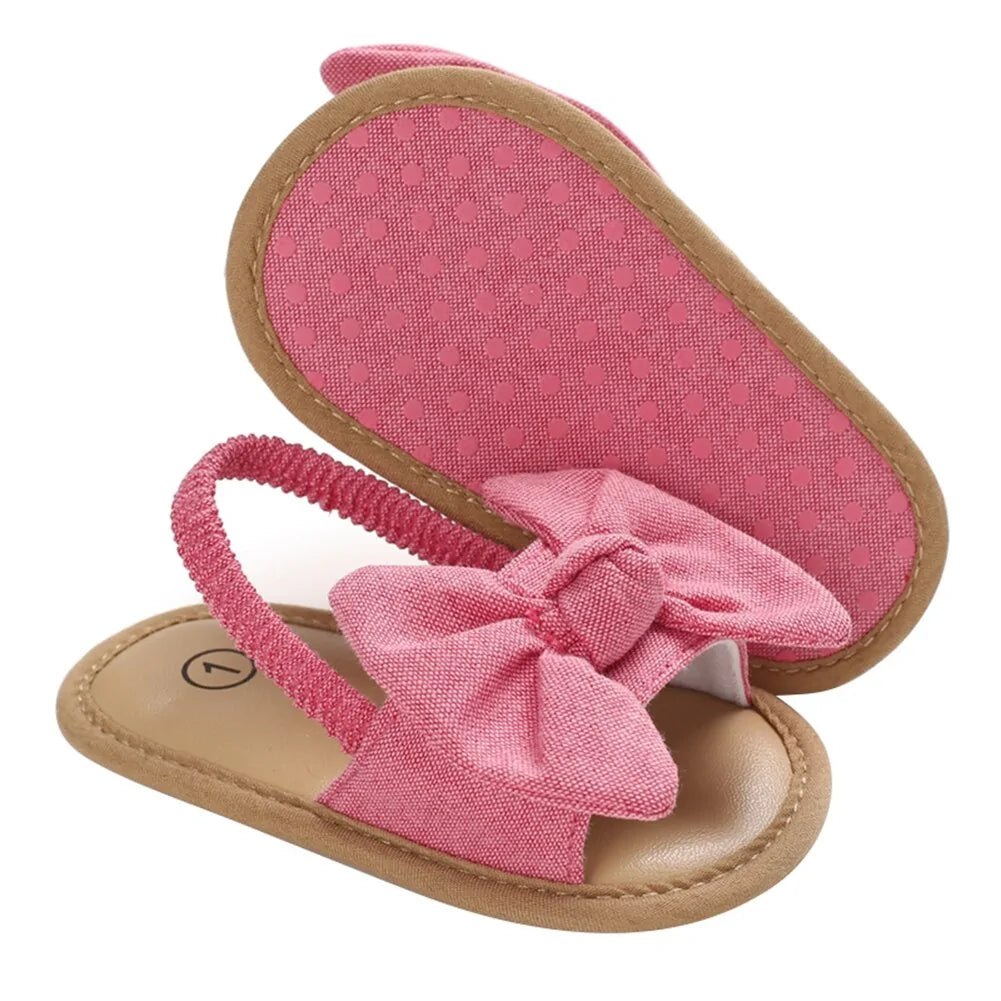 Soft Baby Bow Sandal Shoes