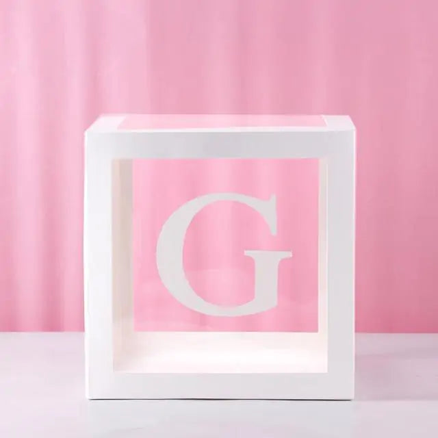 A-Z Baby Letter Balloon Box