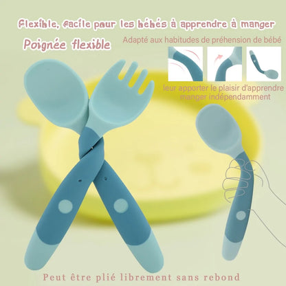 Baby Utensil Set with Travel Case