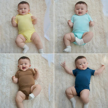 Short & Long Sleeve Bamboo Baby Onesie