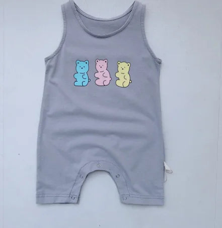 Colorful Baby Bear Romper