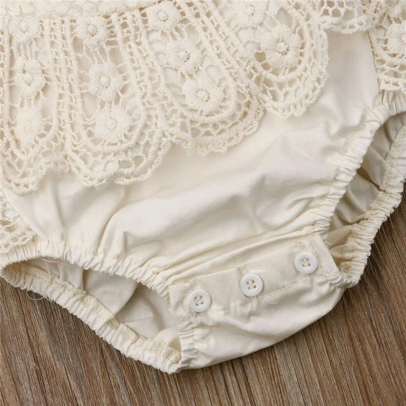 Lovely Lace Baby Onesie