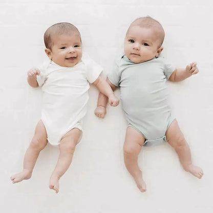 Short & Long Sleeve Bamboo Baby Onesie