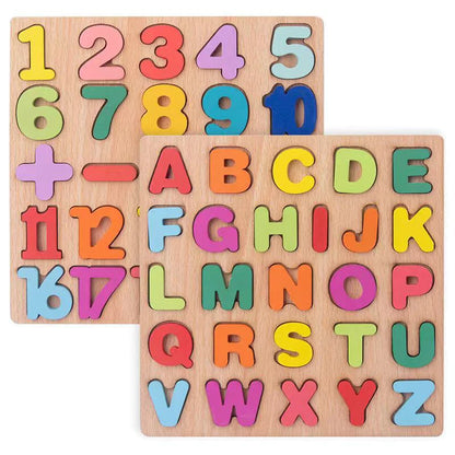 Alphabet and Number Matching Boards