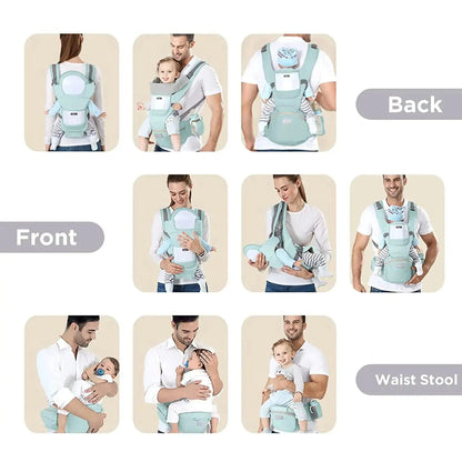 Ultra Supportive Baby Carrier with Hip Seat