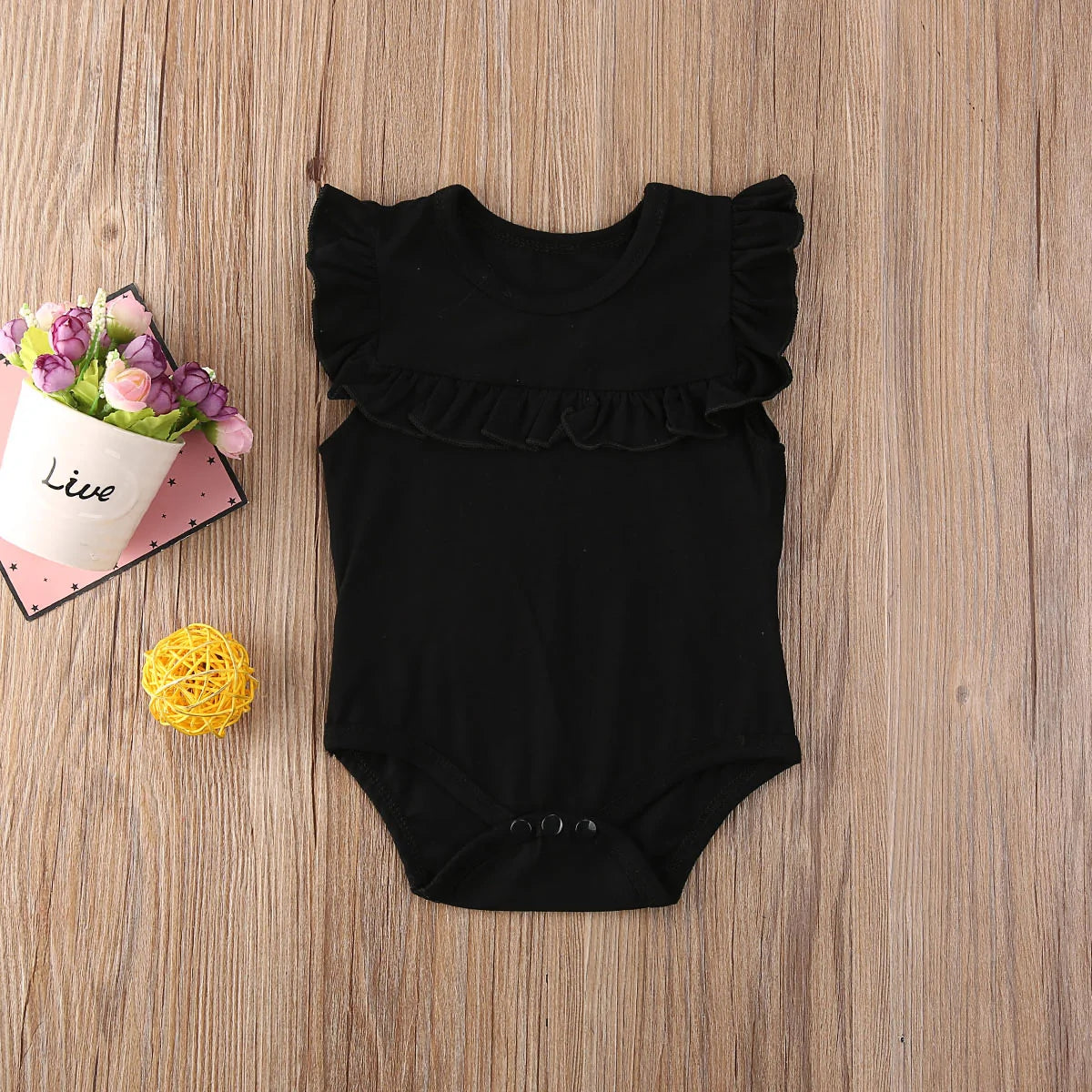 Classic Baby Girl Sunsuit Romper