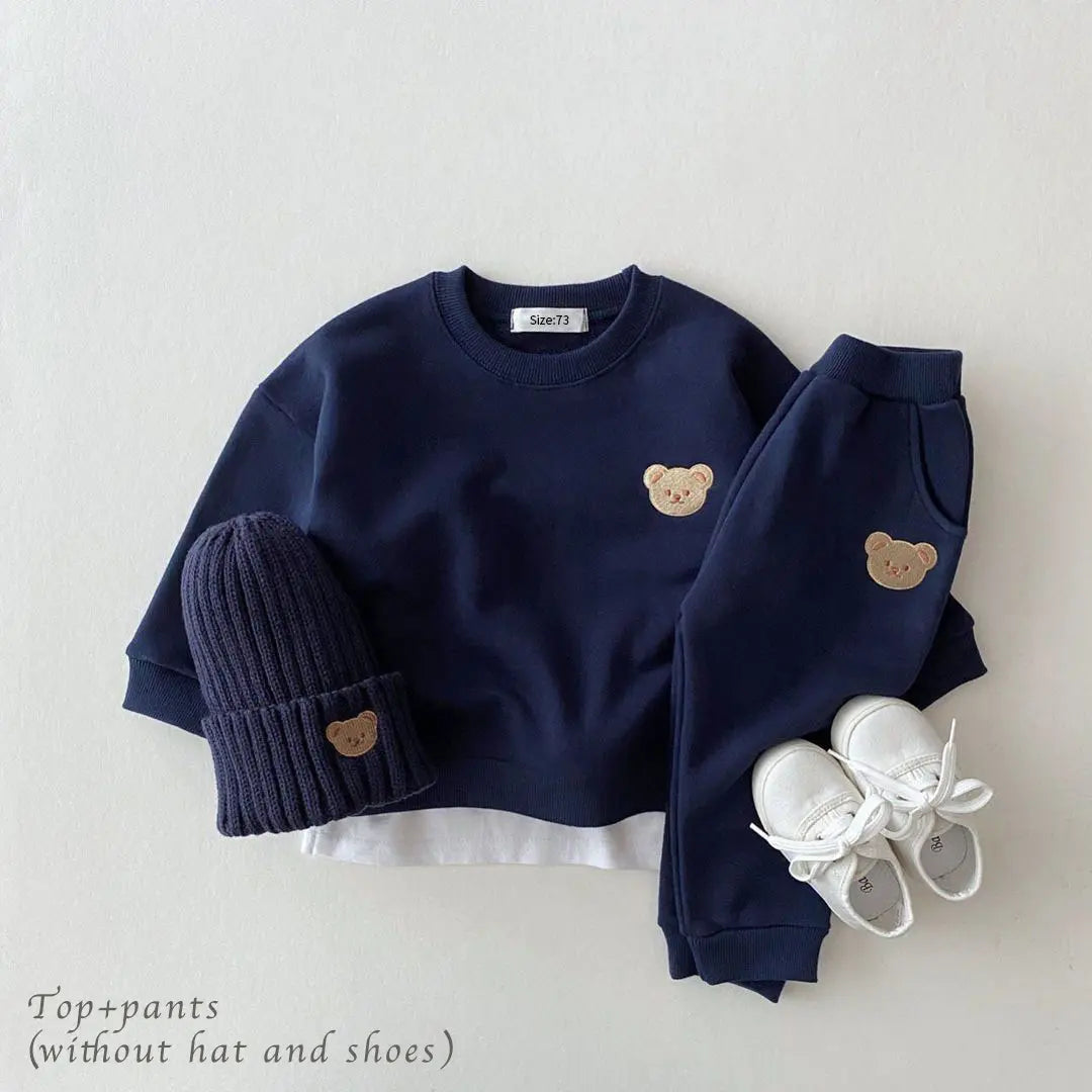 Teddy Bear Sweatshirt Set