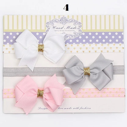 Baby Bows Headband Set