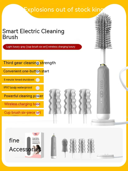 Electric Bottle and Cup Cleaning Brush