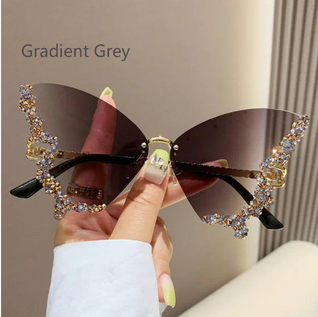 Butterfly Crystal Sunglasses