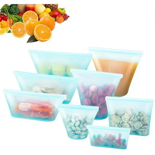 Reusable Silicone Food Storage Bags