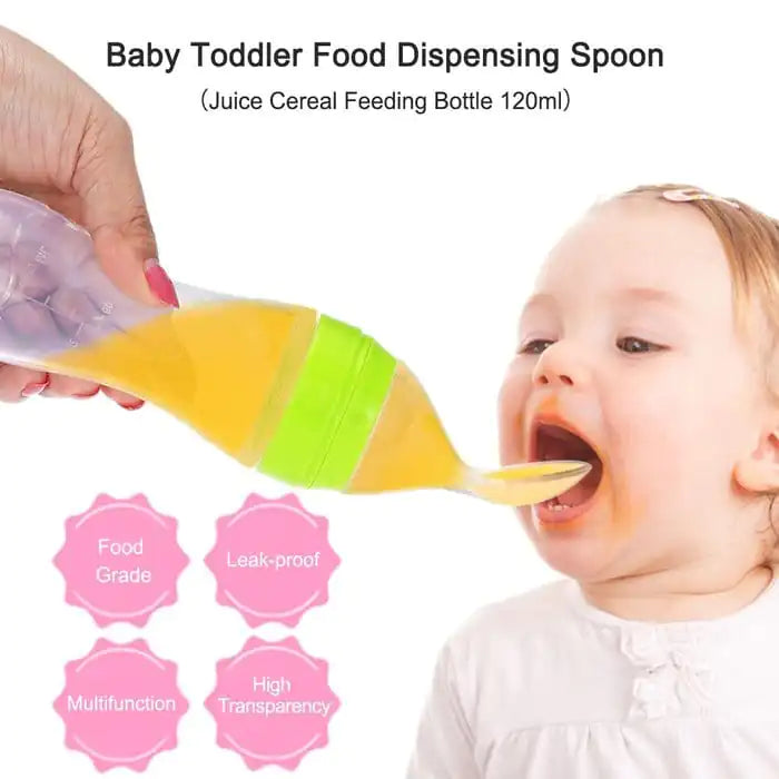 Squeeze Ease Feeding Spoon Bottle