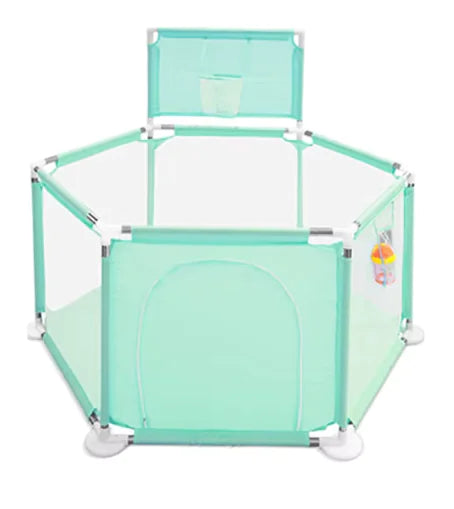 Safety Playpen With Ball Pool and Sports Nets