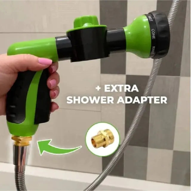 SoapStream 8: Soap Dispensing Water Hose Nozzle with 8 Spray Patterns