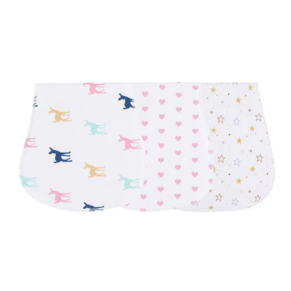 Soft Burp Cloths Set - 3 Pieces