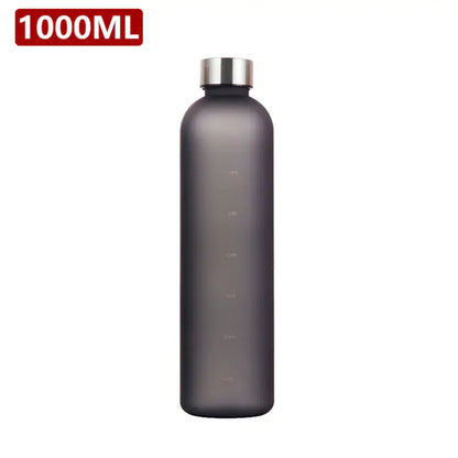 Gold Water Bottle with Time Markings