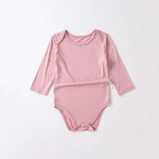 Short & Long Sleeve Bamboo Baby Onesie