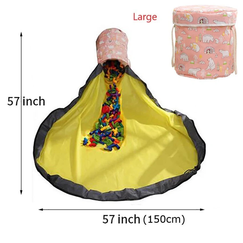 Toy Storage Bag and Play Mat