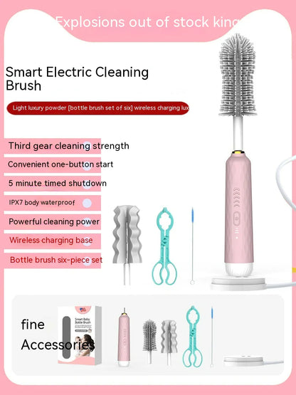 Electric Bottle and Cup Cleaning Brush