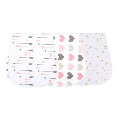 Soft Burp Cloths Set - 3 Pieces