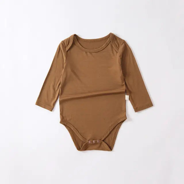 Short & Long Sleeve Bamboo Baby Onesie