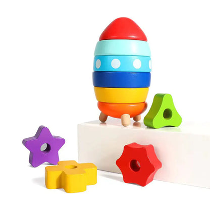 Stacking Rocket Learning Toy