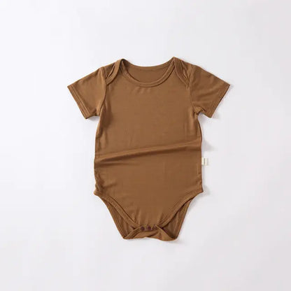 Short & Long Sleeve Bamboo Baby Onesie