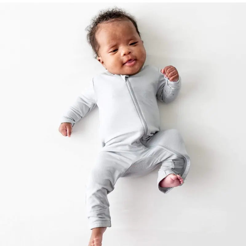 Bamboo Baby Bodysuit with Zipper