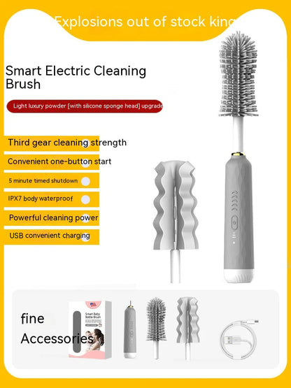 Electric Bottle and Cup Cleaning Brush