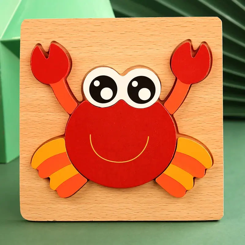 Wooden Animal Baby Puzzle