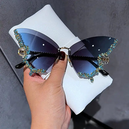 Butterfly Crystal Sunglasses