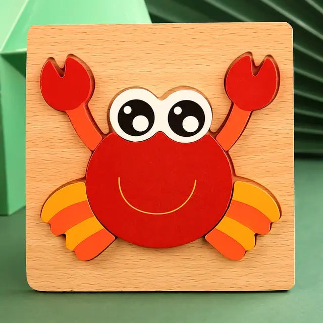 Wooden Animal Baby Puzzle