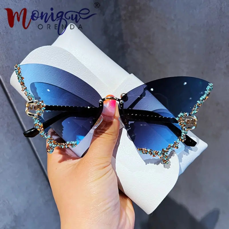 Butterfly Crystal Sunglasses