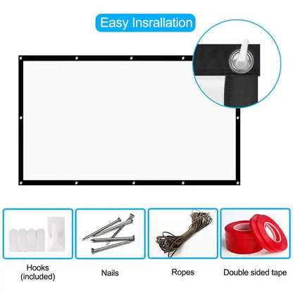 60-120 Inch Projector Screen