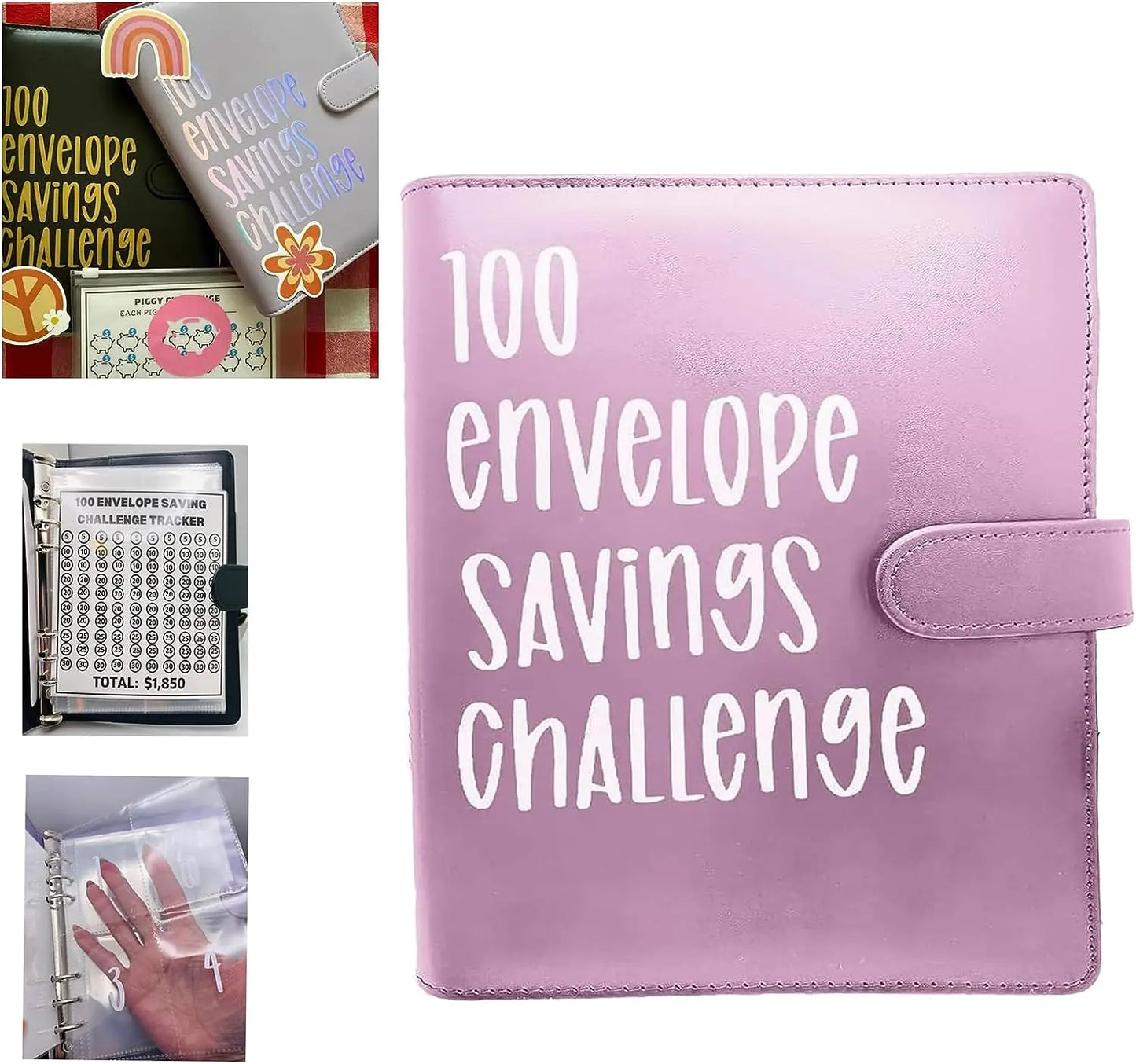 $5050 Fortune Folders: 100 Envelope Savings Challenge Binder