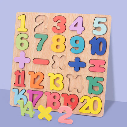 Alphabet and Number Matching Boards