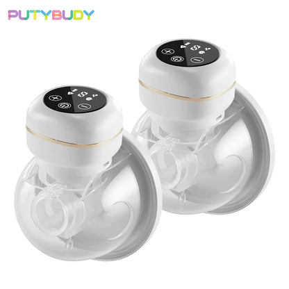 Gold Wearable Electric Breast Pump