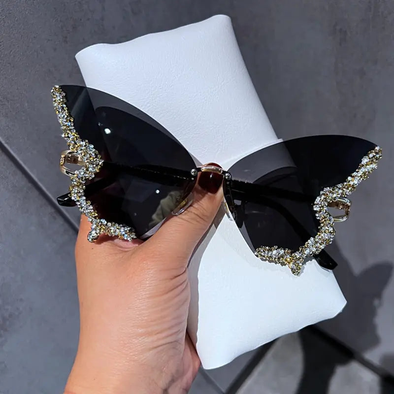 Butterfly Crystal Sunglasses